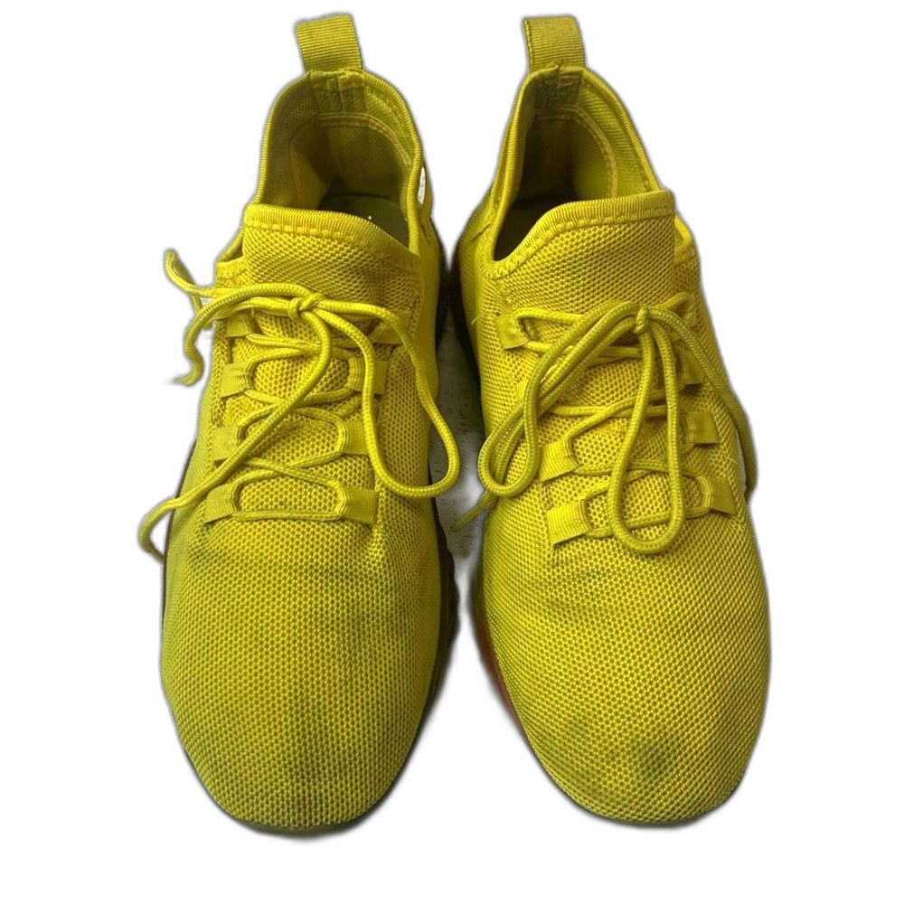 WANTED Affinity Yellow Sneaker Rainbow Sole Size 10‎